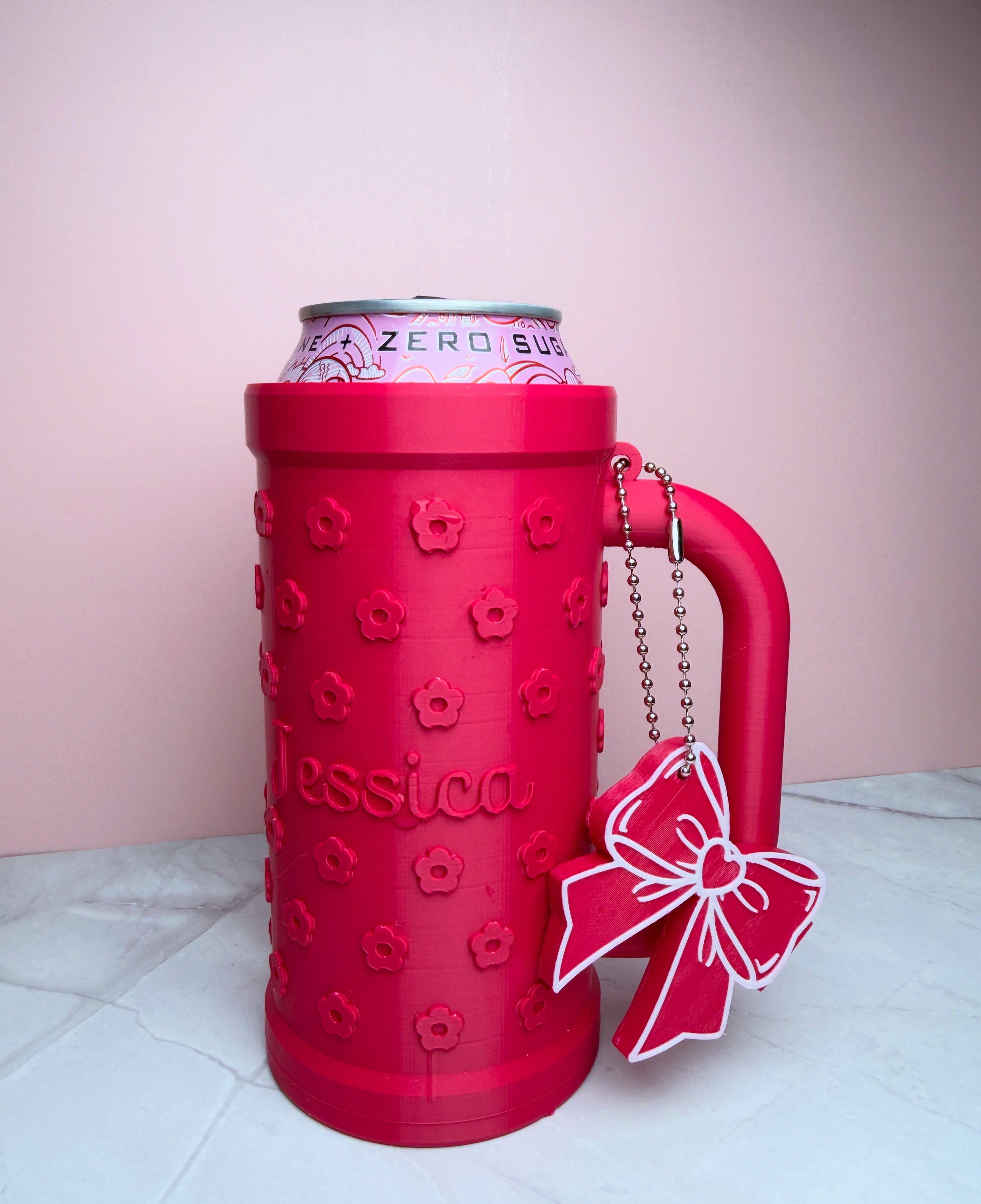 Customizable Can Holder with Can Opener